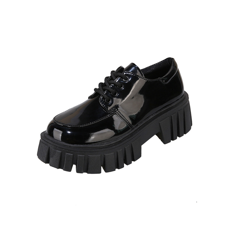 Frenum thick crust shoes small leather shoes for women