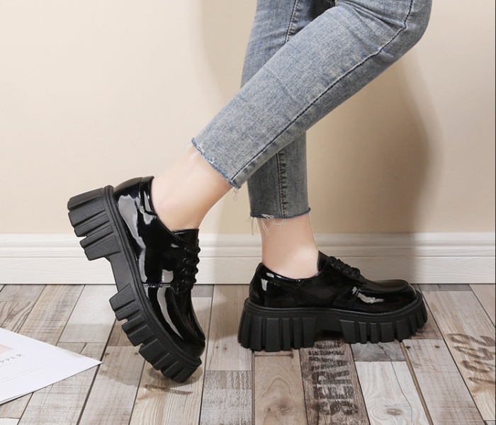 Frenum thick crust shoes small leather shoes for women