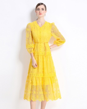 Elegant dress ladies long dress for women