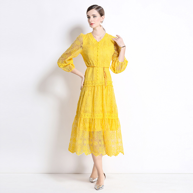 Elegant dress ladies long dress for women