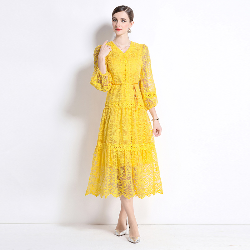 Elegant dress ladies long dress for women