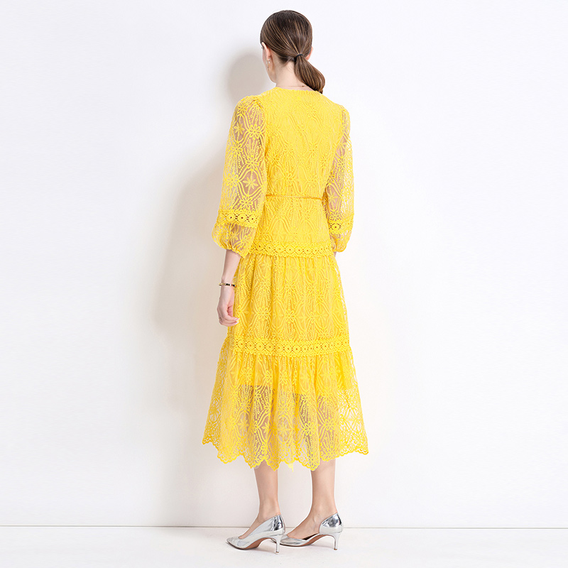 Elegant dress ladies long dress for women