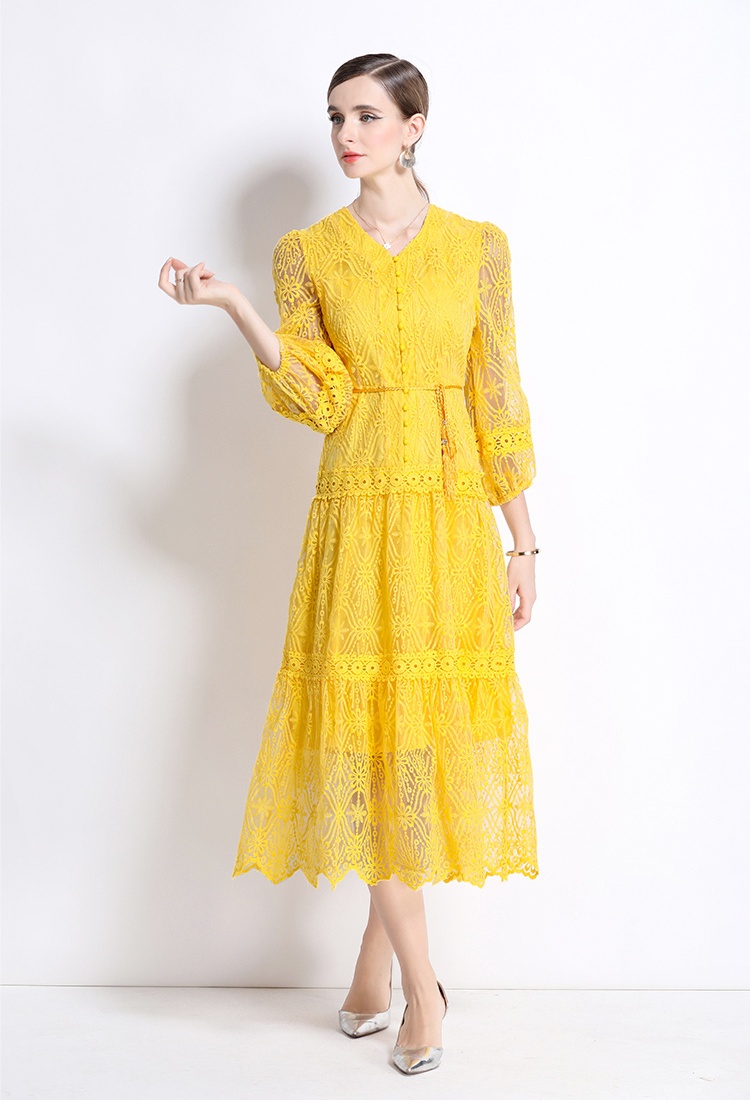 Elegant dress ladies long dress for women