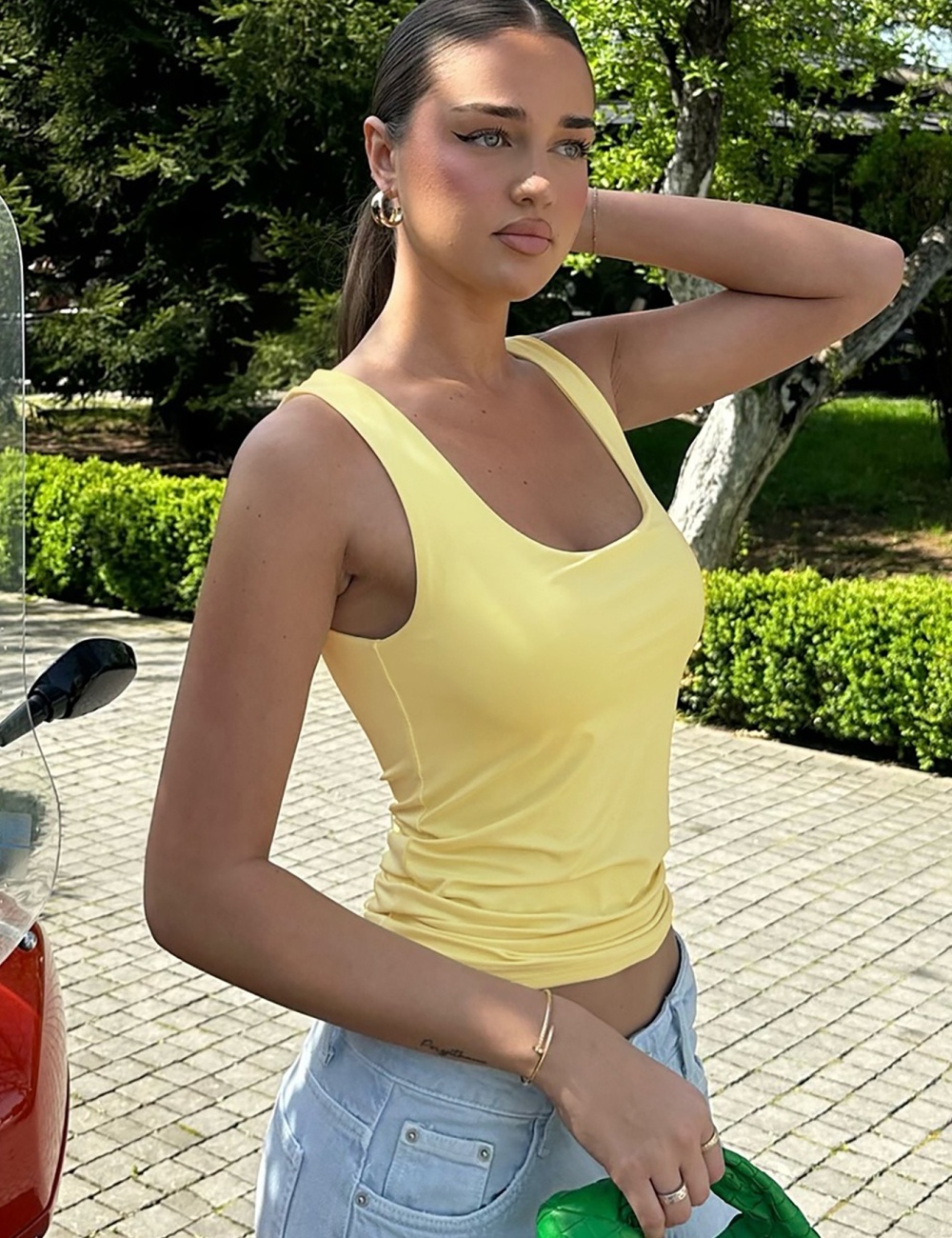 Pure fashion sexy slim all-match summer vest