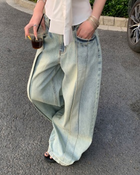 Washed long pants