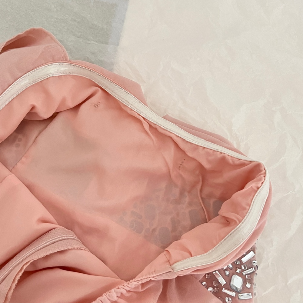 Rhinestone shoulder inside the ride summer tops for women