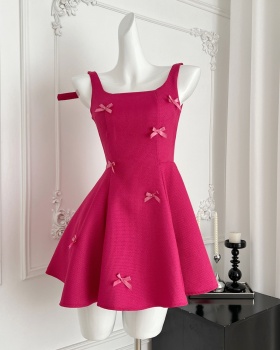 Was white umbrella swing summer sleeveless dress