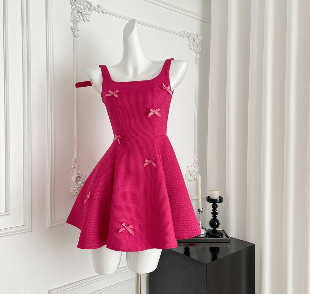 Was white umbrella swing summer sleeveless dress