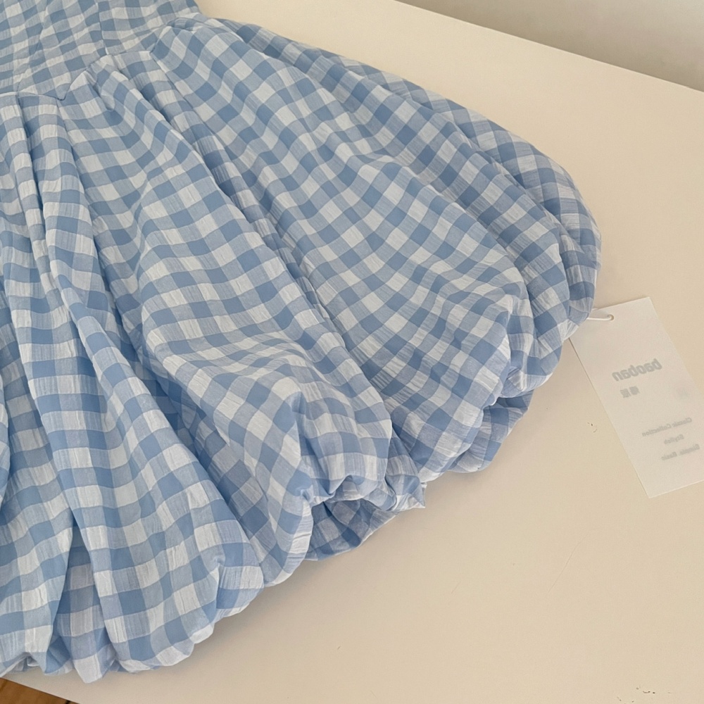 Streamer butterfly splice blue enticement sweet dress for women