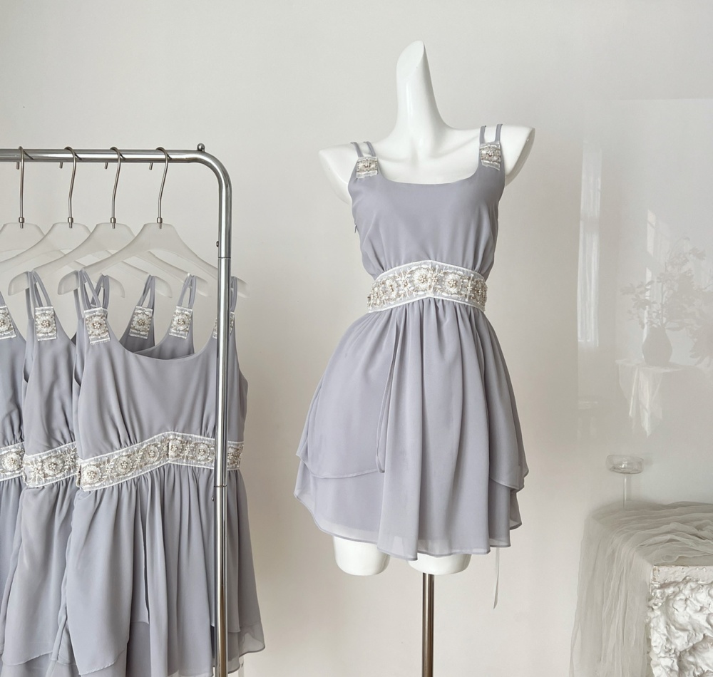 Summer sexy vest short dress for women