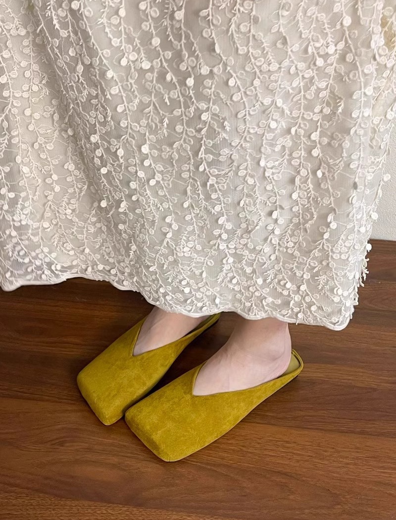 Niche shoes wears outside slippers for women