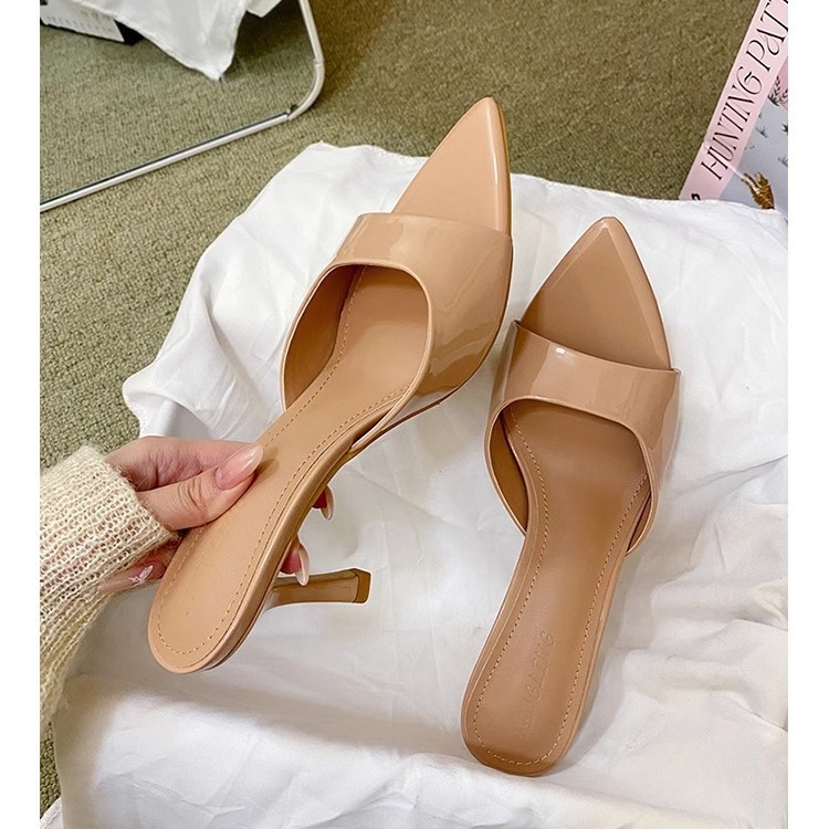 Pointed sexy sandals high-heeled slippers for women