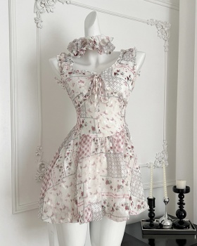 Sling enticement floral summer dress
