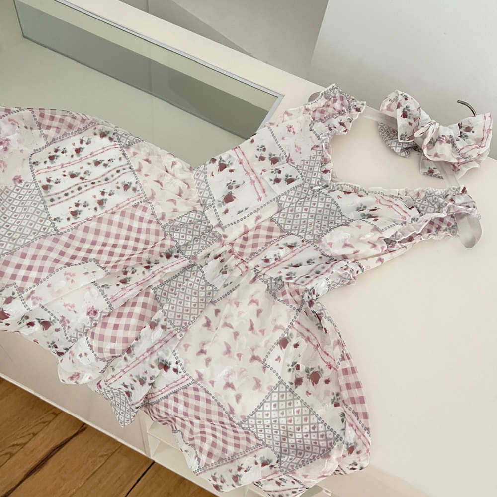 Sling enticement floral summer dress
