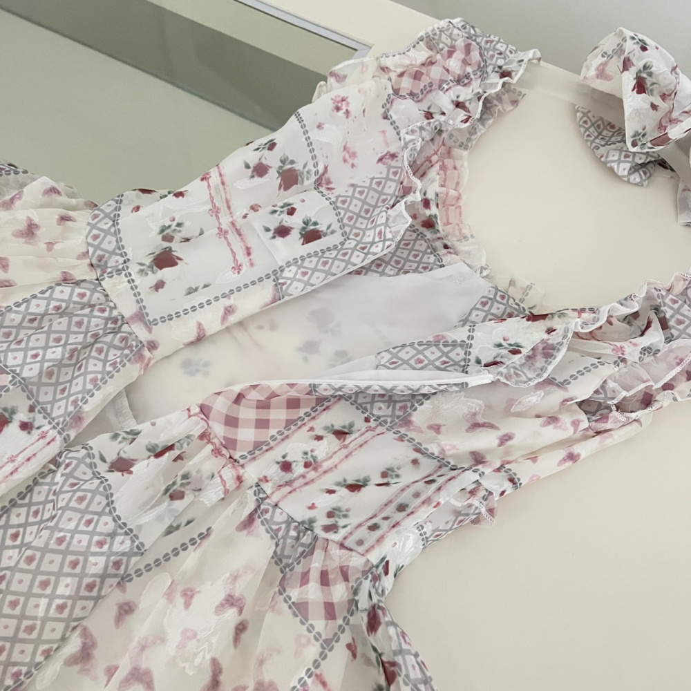 Sling enticement floral summer dress