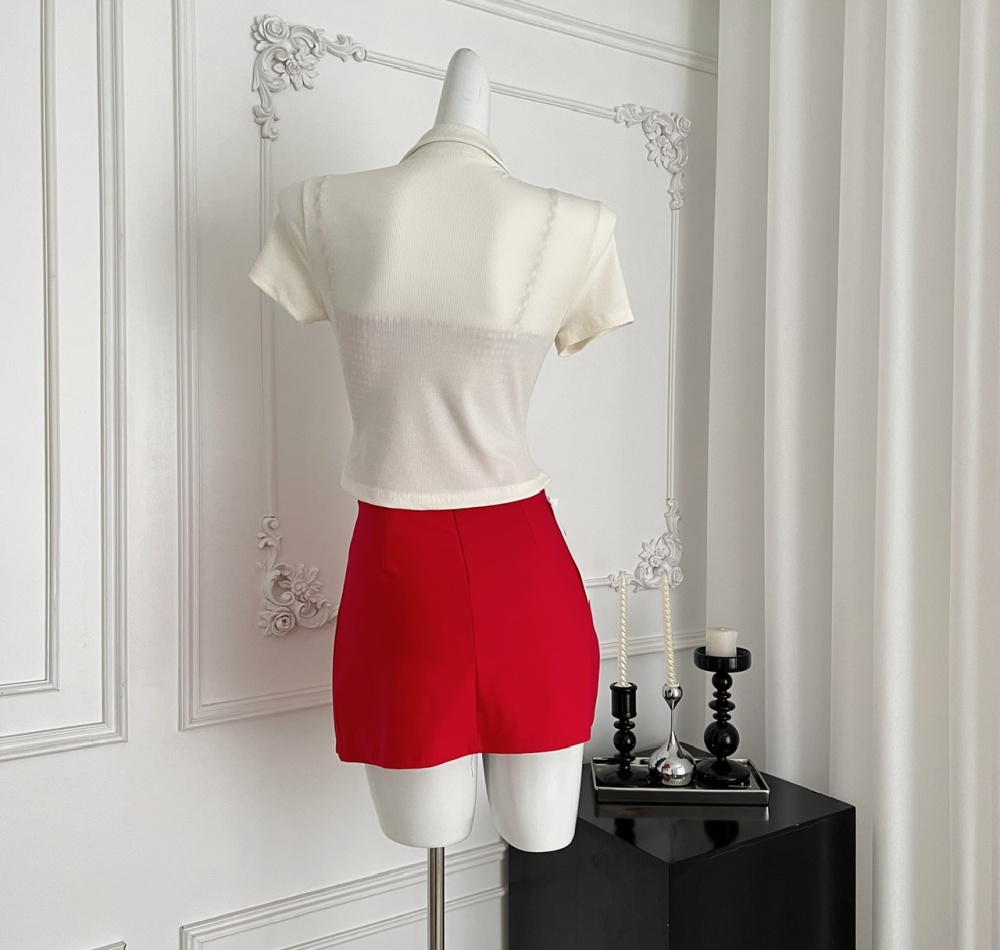 Sweetheart spicegirl tops slim enticement skirt 2pcs set