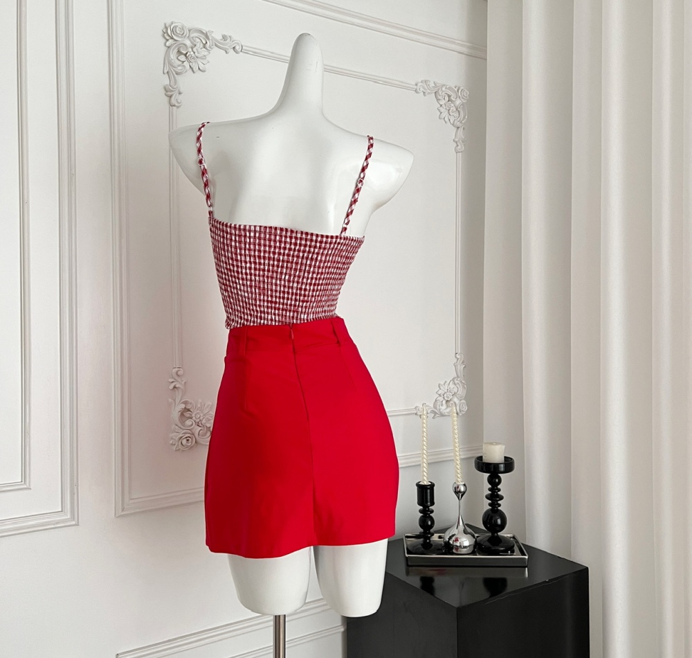 Sweetheart spicegirl tops slim enticement skirt 2pcs set