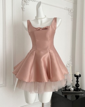 Pinched waist swan dress sweet princess ballet Sexy underwear