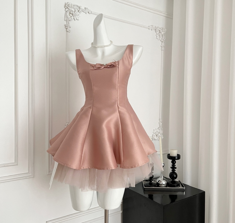 Pinched waist swan dress sweet princess ballet Sexy underwear