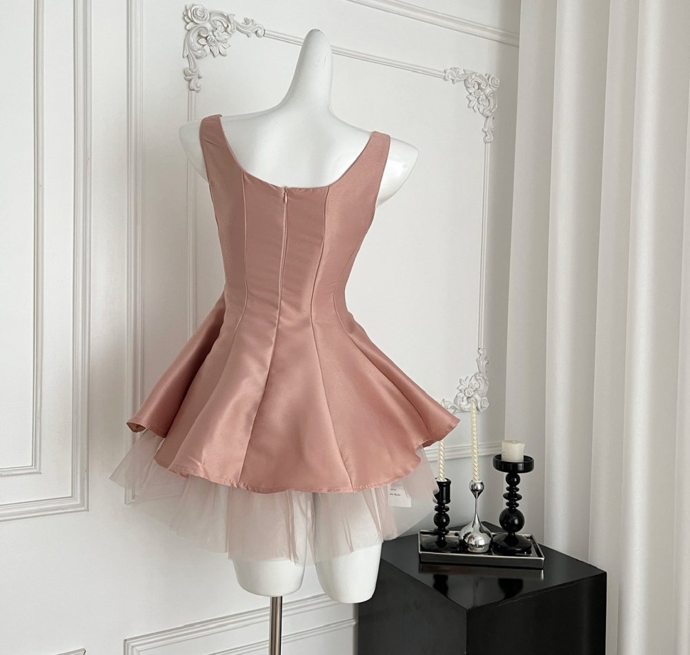 Pinched waist swan dress sweet princess ballet Sexy underwear