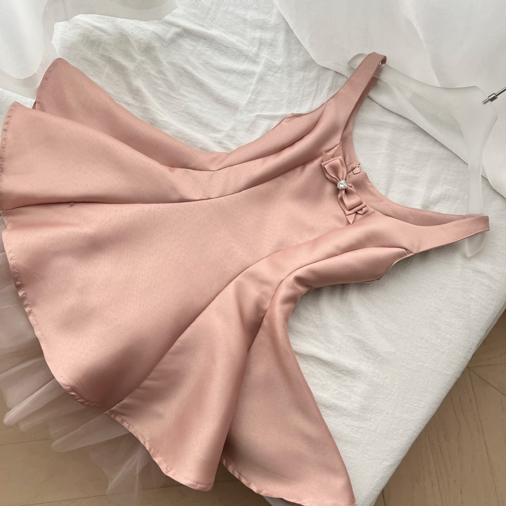 Pinched waist swan dress sweet princess ballet Sexy underwear