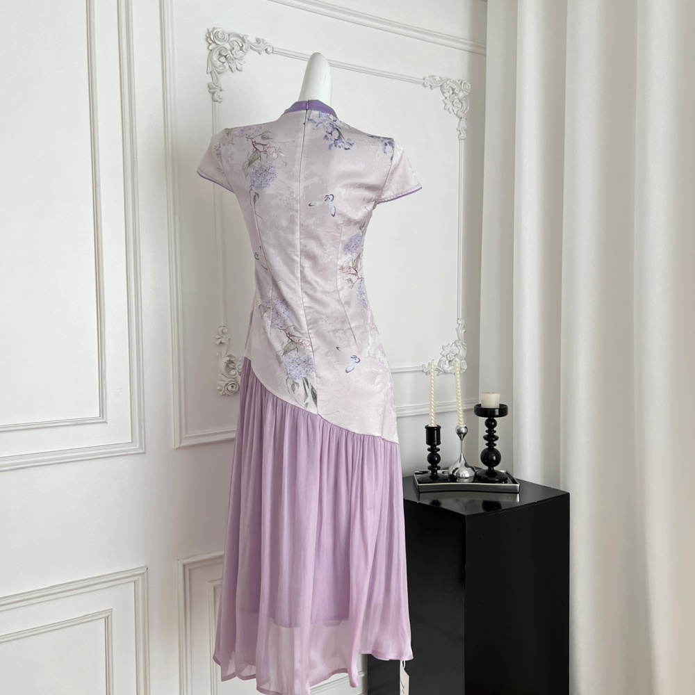 Summer Chinese style dress temperament slim long dress