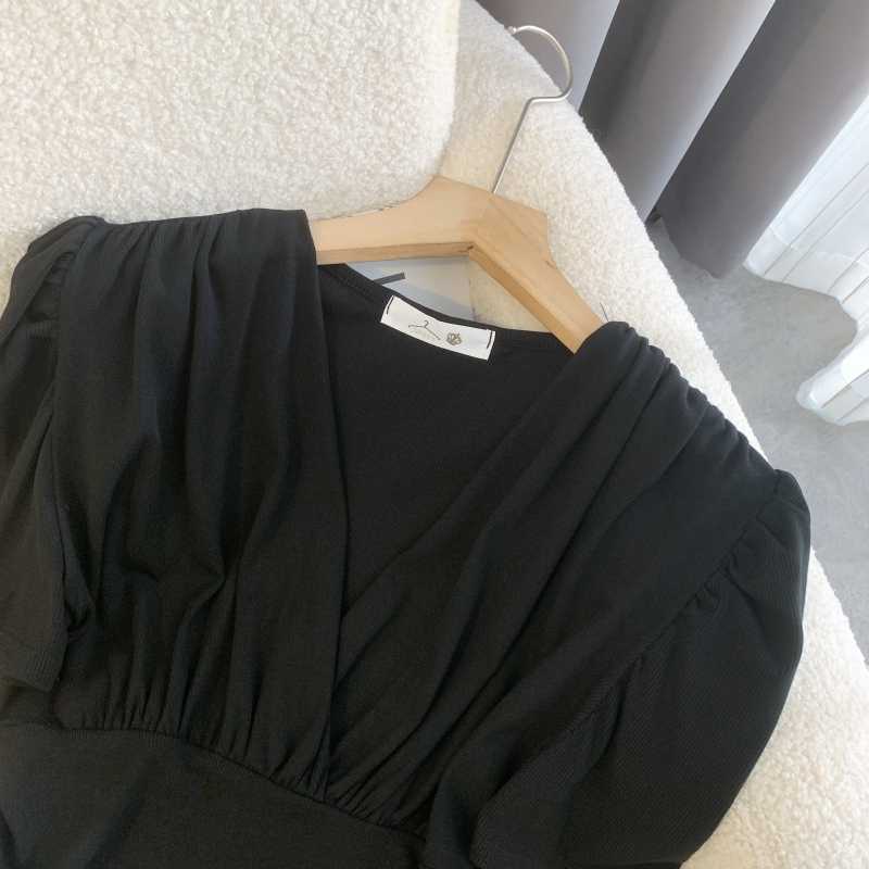 Slim short sleeve T-shirt summer niche tops for women
