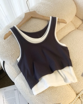 Spicegirl summer tops irregular sling vest for women