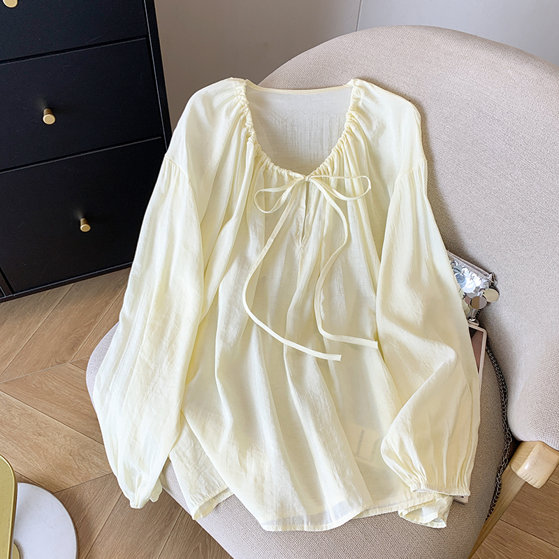 Summer sunscreen sun shirt loose smock for women