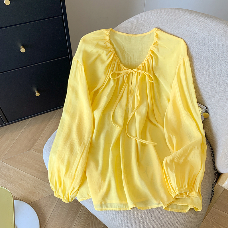 Summer sunscreen sun shirt loose smock for women