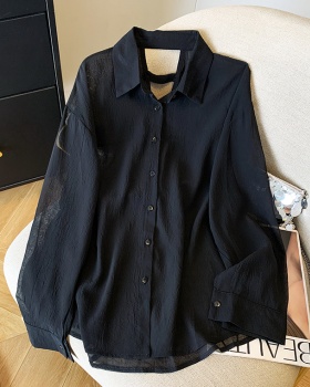 Air conditioning niche thin tops France style sunscreen shirt