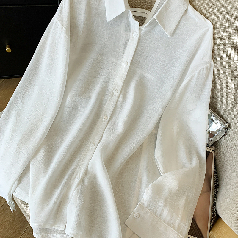 Air conditioning niche thin tops France style sunscreen shirt