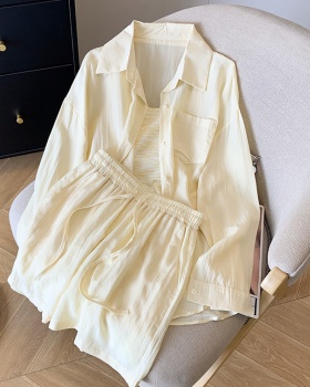 Fashion vest spring and summer shorts 3pcs set for women