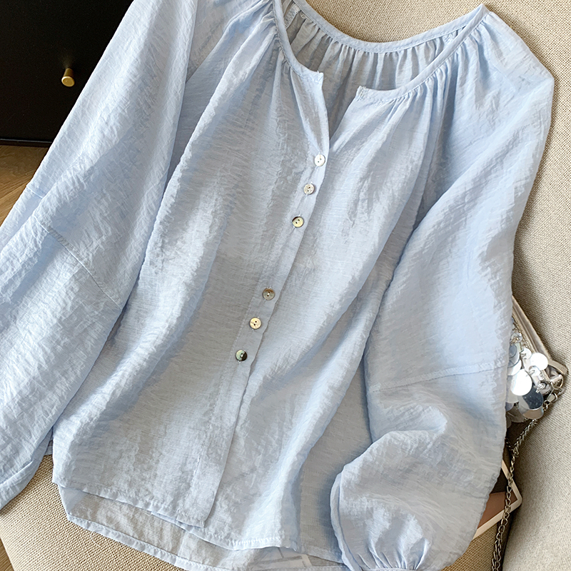 Outside the ride thin summer sun shirt for women