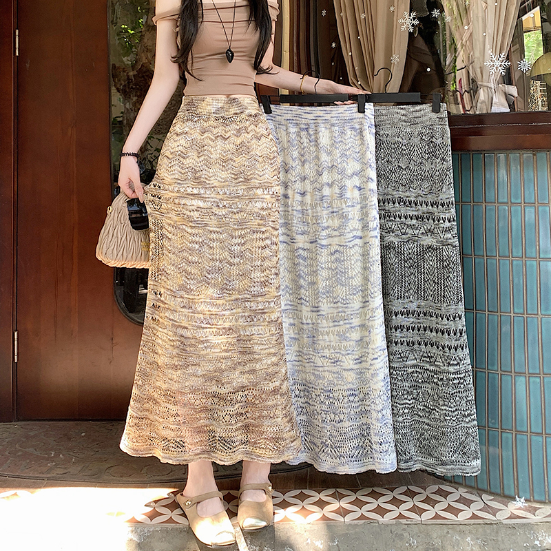 Package hip skirt high waist long skirt for women