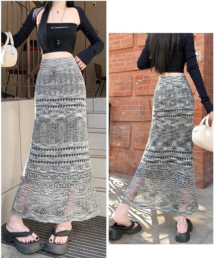 Package hip skirt high waist long skirt for women