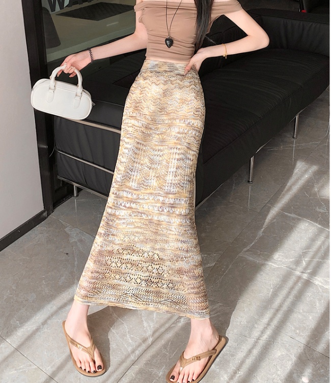 Package hip skirt high waist long skirt for women