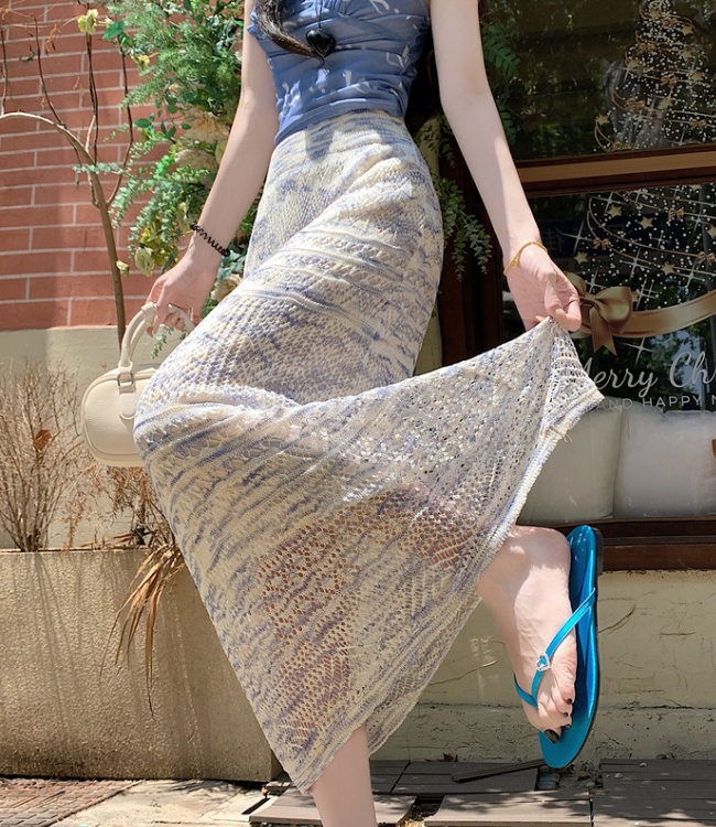 Package hip skirt high waist long skirt for women