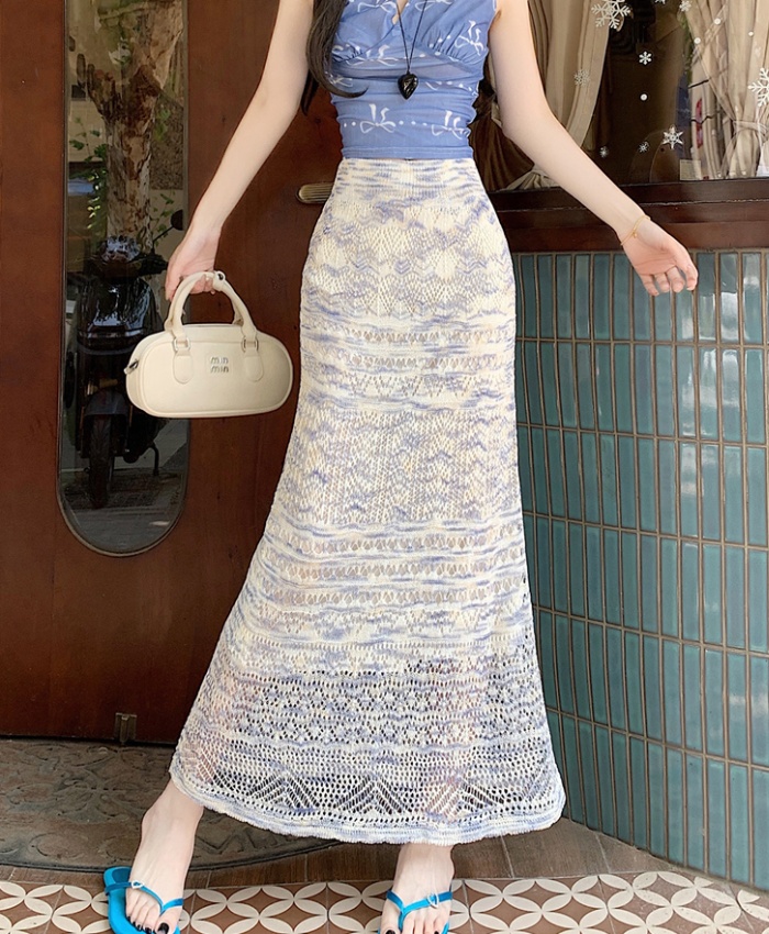 Package hip skirt high waist long skirt for women