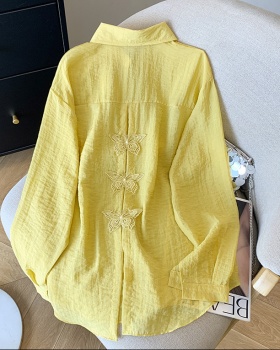 Thin sunscreen cardigan split coat for women