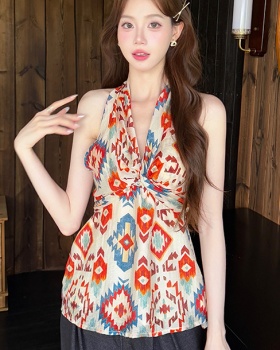 France style summer chiffon shirt romantic small shirt