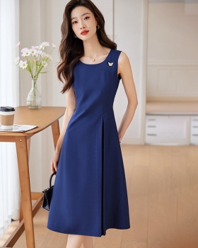 Summer work clothing profession dress for women
