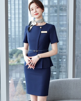 Profession business suit overalls short skirt a set