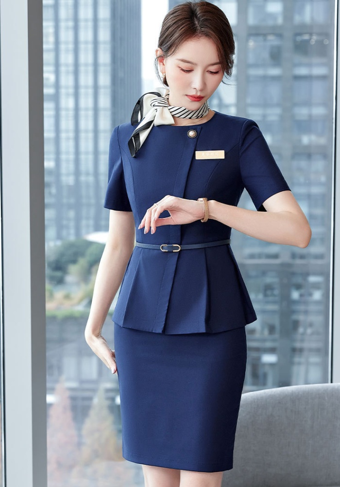 Profession business suit overalls short skirt a set