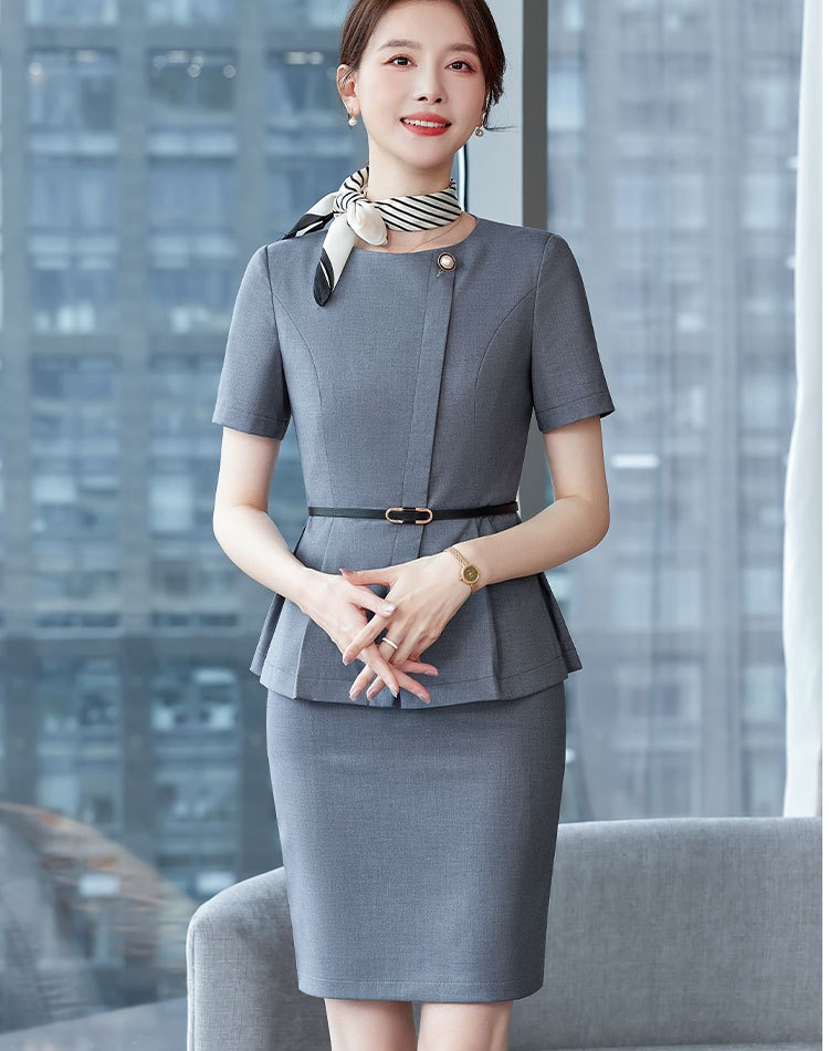 Profession business suit overalls short skirt a set