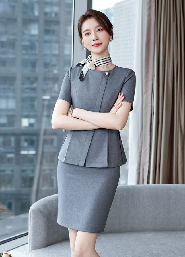 Profession business suit overalls short skirt a set