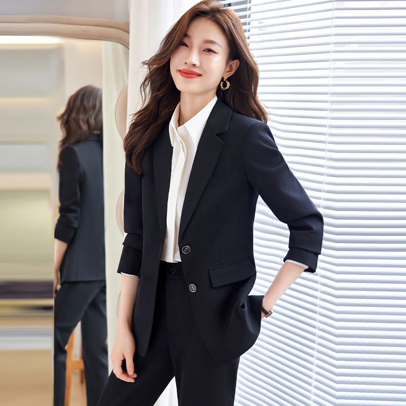 Temperament profession slim Casual business suit for women