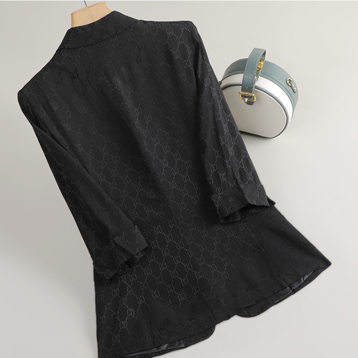 Short sleeve slim business suit large yard summer tops