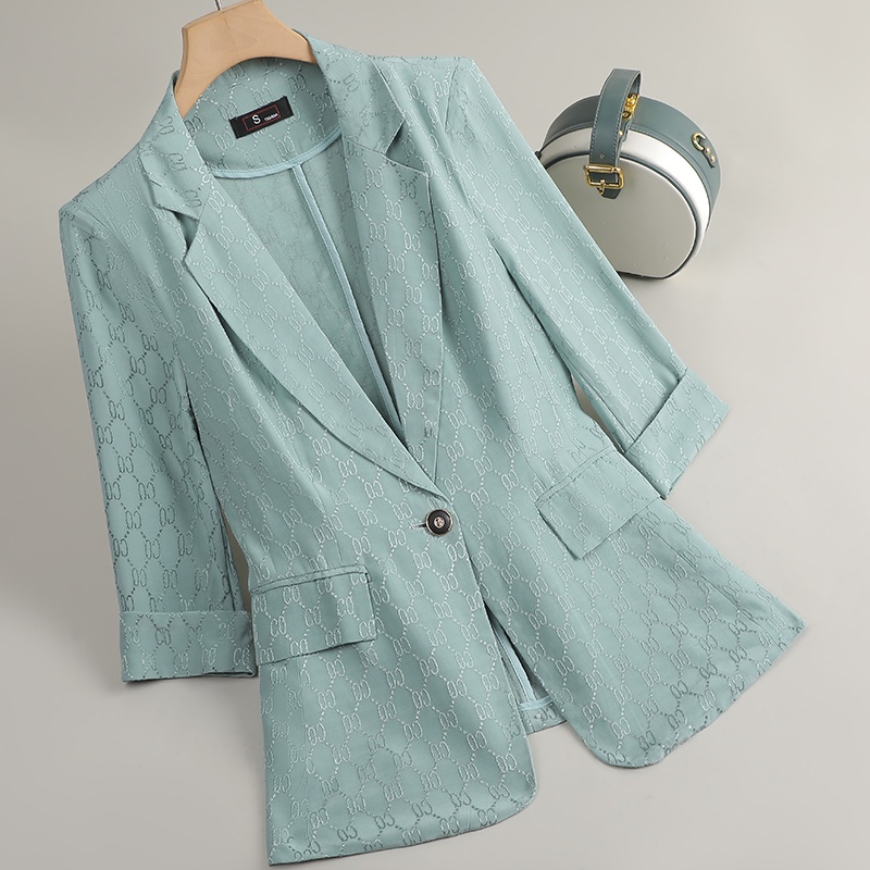 Short sleeve slim business suit large yard summer tops
