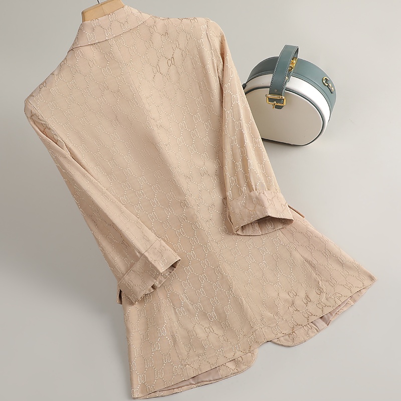 Short sleeve slim business suit large yard summer tops